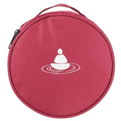 BESPORTBLE Singing Bowl Carrying Case Compact and Lightweight Sound Bowl Storage Bag for Meditation and Mindfulness Practices Decorative Cloth Material present for Friends and Family