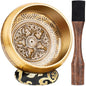 Tibetan Singing Bowls, Authentic Meditation Sound Bowls Handcrafted in Nepal for Yoga, Chakra Healing, Mindfulness, Self Care Spiritual Gifts for Women - color: 6" Buddha-Wave