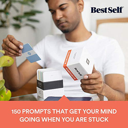 BestSelf WordSmith Deck — 150 Intellectually Stimulating Writing Prompts Designed to Inspire Journaling, Cure Writer’s Block, Cultivate Creative Writing and Sharpen Writing Skills