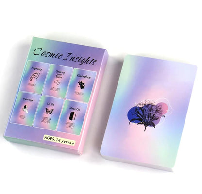 41 Insight Message Cards Deck – Daily Clarity & Reflection Cards, Compact 10.4 × 7.3 cm, English Version