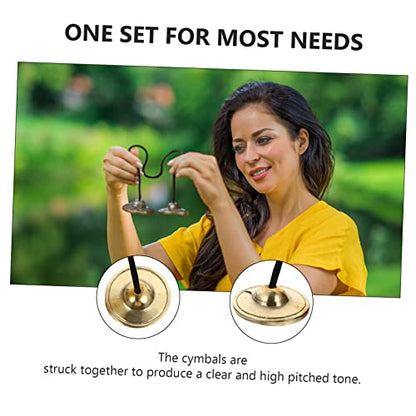 Cymbals Bell Meditation Chime for Yoga Buddhism Tibetan Bell Religious Musical Instrument Easy to Carry Harmonic Tones Positive Energy Handcrafted Long-lasting