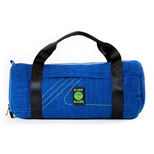 Dime Bags Padded Duffle Tube, Hemp Gear Bag with Heavy Padding for Glass, Electronics, Travel & Storage, With Exterior/Interior Pockets & Durable Handles (Midnight, 17 Inch) - color: Midnight, size: 17 Inch