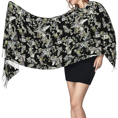 Supdreamc Cashmere Feel Scarf Soft Women Warm Cozy Scarves Multiple Colors - color: Picture (195)