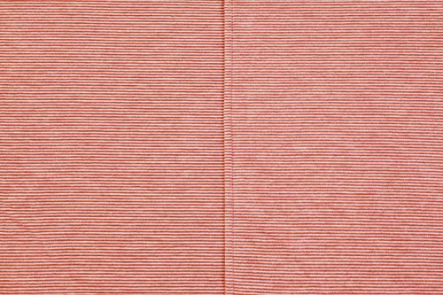 Ibena Cotton Pure Mini Stripe Throw, Orange