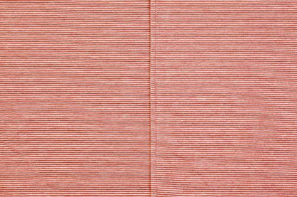 Ibena Cotton Pure Mini Stripe Throw, Orange