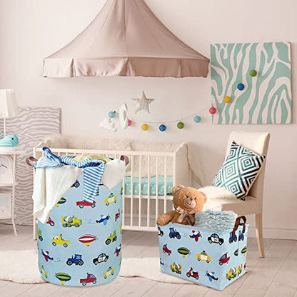 Rectangle Storage Basket, Storage Bins with Handles, Books Box, Gift Baskets(Car) - color: Car
