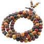 Nupuyai Natural Wood Wrap Bracelet for Women and Men, 108 Prayer Mala Beads Tibetan Necklace for Unisex Elastic Meditation Yoga Jewelry - color: 3-Mixed Sandalwood(8mm)