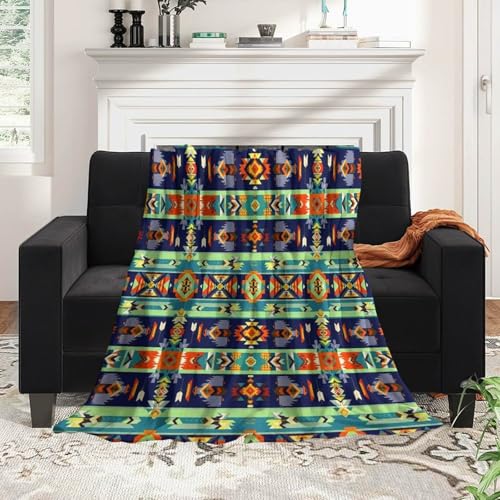 Adults Men Women Extra Soft Blankets, Abstract Geometric Ethnic Tribal Style Keep Warm Throw Blankets Oversized Wearable Blanket, Office Blankets - color: Pattern 14, size: 60x80inch-adults