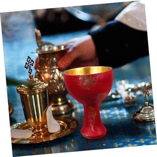 STOBAZA Altar Supplies Resin Altar Cup Holy Resin Cup Prop Desktop Decor Vessel