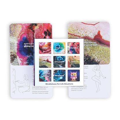 Mindfulness Cards | 48 Research-Backed Techniques for Real-Life Situations | Emotional Intelligence, Growth Mindset, Conflict Resolution, & Daily Mindfulness