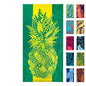 Nova Blue Pineapple Beach Towel – Yellow and Green with A Tropical Design, Extra Large, XL (34”X 63”) Tropical Fruit, Yellow Beach Towel with Unique Design Made from 100% Cotton - color: Pineapple