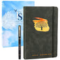 Fanery Sue Journal for Women & Men Tree of Life Journals for Writing with Pen, A5 College Ruled Lined Writing Personal Diary Notebooks 180° Lay Flat Thick Paper Hard Cover Leatherette (Olive Green)