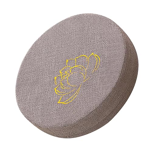 Round Hard Foam Cotton Cushion, Meditation Pad for Kneeling Practice at Home and Office (Gray) - color: Gray