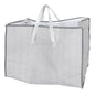 Zerodeko Multi Functional Large Storage Bag with Zipper for Clothes Blankets and Luggage Versatile Organizer for Home Travel and Moving Arrow Design for Closet