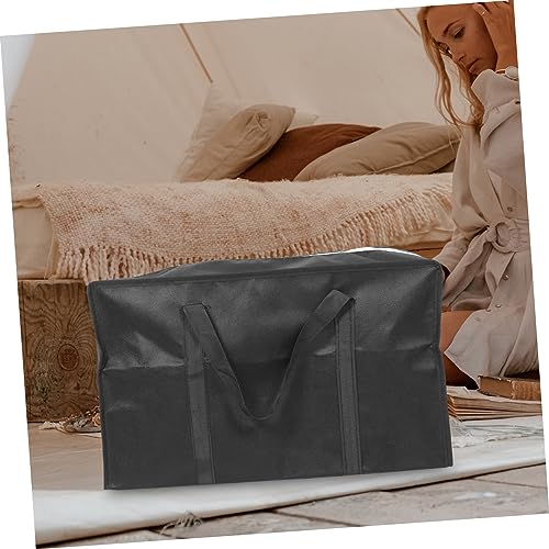 Ipetboom Large Capacity Luggage Bag Multi Use Storage Bag for Moving Travel and Sports Durable Non Woven Cloth for Organizing Clothes and Sundries
