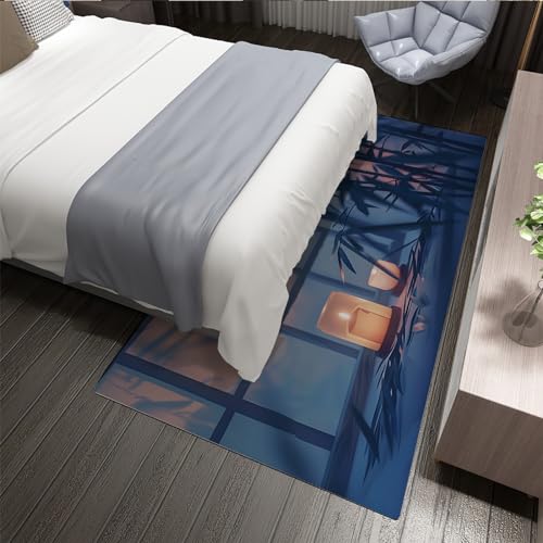 Meditation Area Rugs Relaxing Rugs for Room Decor Modern Non-Slip Carpets Ultra-Thin Machine Washable Rug for Living Room Decor 5'x6' - size: 5' x 6' (Rectangular)