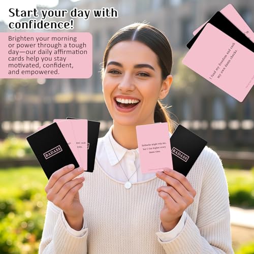 Affirmation Cards For Women, Inspirational Gifts For Girl, Daily Positive Affirmations For Women, Friend Gifts, And Self-Care Items
