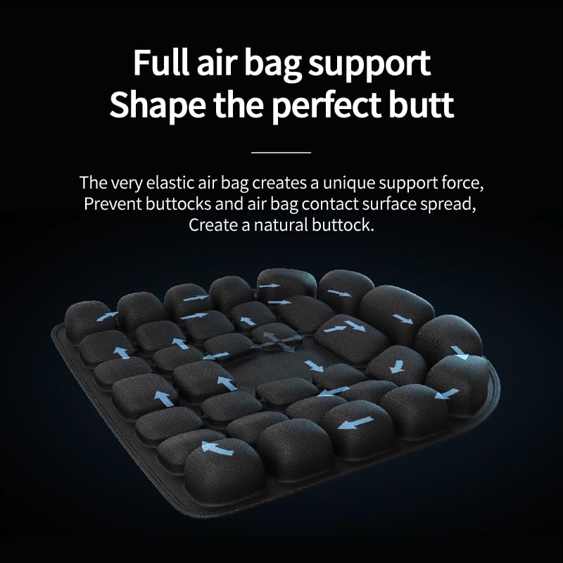 Sondor Travel Cushion,Airplane Cushion Seat for Long Fly,Inflatable Seat Cushion for Airplane,Stadium Seats,Office Chair, Wheelchair, Cars, Home Living