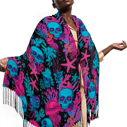 Big Oversized Long Scarves Pashmina Shawl Wrap Women gifts - color: Picture (651)