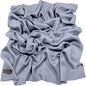 CJ Apparel Solid Color Fringe Design Fringe Shawl Scarf Wrap Stole Throw Head Wrap Pashmina Gift Hand Made in Nepal New - color: Grey Fc1054