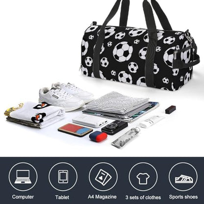 Soccer Balls Football Large Capacity Portable Fitness Bag, Easy to Carry - color: soccer balls football