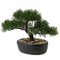 Artificial Bonsai Tree Juniper Faux Plants Indoor Small Fake Plants Decor with Ceramic Pots for Home Table Office Desk Bathroom Shelf Bedroom Living Room Farmhouse Decorations - style: Japanese