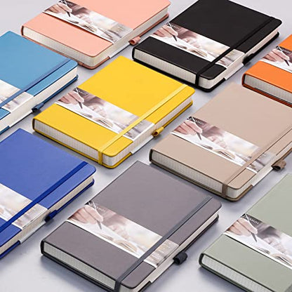 EMSHOI Graph Paper Notebook - 256 Pages A5 Graph Notebook/Journal, Hard Cover, 120gsm Thick Paper, Smooth PU Leather, Inner Pocket, 5.75'' × 8.38''-GrayBlue - color: GrayBlue, size: A5-Graph