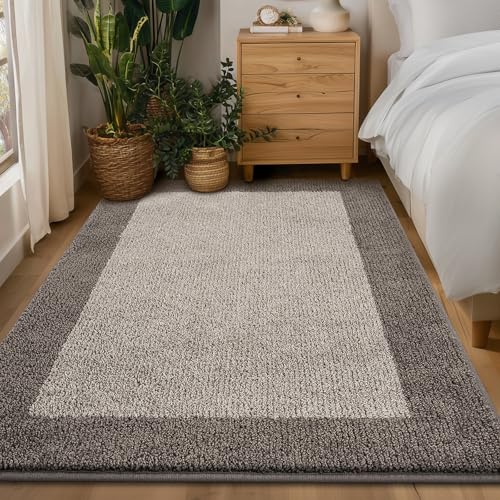 Washable Area Rug 34" x 60", Non Slip Kitchen Rug for Floor, Absorbent Entrance Runner Rug for Bedroom, Living Room, (Roll Packing) - color: Beige, size: 34" X 60"