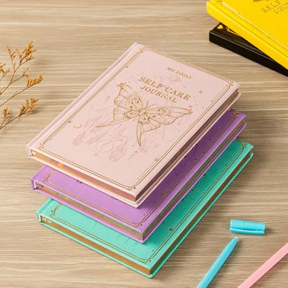 Self-Care Journal for More Happiness, Optimism, Affirmation & Reflection, Gratitude Journal with Guided Prompts, Inspirational Quotes, Mood Tracker, Undated Daily Journals for Women & Men (Green) - color: Green