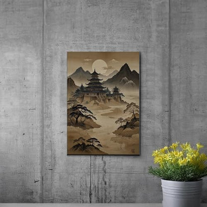 Japanese Wall Art, Minimalist Wall Art, Neutral Abstract Art, Modern Minimalist, Zen Wall Art, Zen Printed Wall Art, Japanese Art Print, Wall Art Canvas, Decor