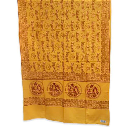 Prabhuji's Gifts Meditation Yoga Prayer Shawl with Om Symbol, Multi-Use Wrap - Unisex