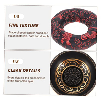 Tibetan Singing Bowl Peaceful Meditation Chime Handmade Craftsmanship Random Color