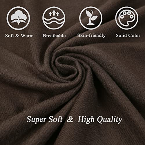 Ciormis Pashmina Scarf for Women, Soft Pashminas Shawls and Wraps for Evening Dresses, Wedding Bride Bridesmaid Shawls Scarf - color: M# Coffee