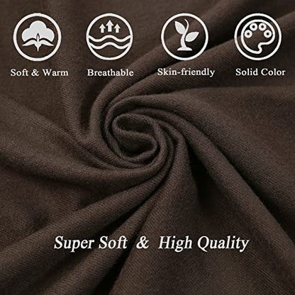 Ciormis Pashmina Scarf for Women, Soft Pashminas Shawls and Wraps for Evening Dresses, Wedding Bride Bridesmaid Shawls Scarf - color: M# Coffee