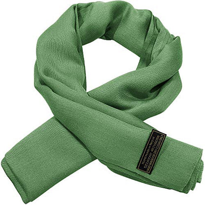 CJ Apparel Solid Color Fringe Design Fringe Shawl Scarf Wrap Stole Throw Head Wrap Pashmina Gift Hand Made in Nepal New - color: Forest Green Fc1042c