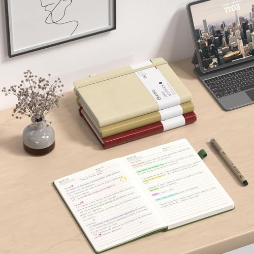 Oucaru Lined Journal Notebook, 16 Pack, 180 Pages, A5 Journals for Writing, 100 GSM Thick Paper, Small Notebooks Daily Journal for Women Men Work, Business, School, Travel Supplies - color: Gold