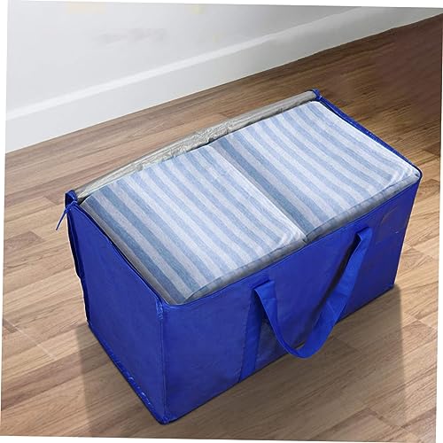 Mobestech Large Capacity Storage Bag for Bedding Organizer Pouch Multi Purpose Travel and Gym Tote for Clothes and Quilts