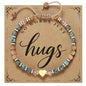 yupoxiu Inspirational Gifts for Women Birthday - Healing Natural Stone Bracelets, Thinking of You Get Well Soon Gifts for Women Friend Sister - style: K-Just Hug