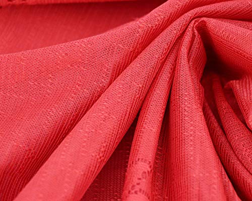 RIIQIICHY Shawls and Wraps for Evening Dresses Scarfs for Women Pashmina Wedding Formal Shawl - color: Red