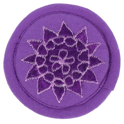 SUPVOX Embroidered Singing Bowl 6.29In Tibetan Buddhism Meditation Cushion for Sound Healing and Practice with Decor - size: 16X16X0.5CM