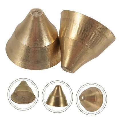GLEAVI 10pcs Rhythm Vintage Bell Meditation Yoga Bell Large Religious Ceremony Tibetan Vintage Design Chime