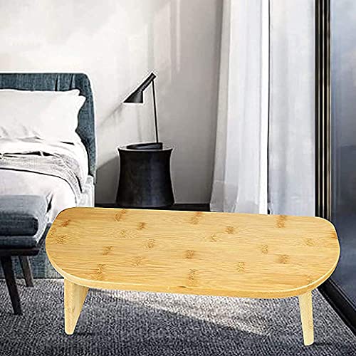 Bamboo Meditation Bench, Portable Seiza Kneeling Stool, Detachable Legs or Hinged Folding Legs, Original Ergonomic Design