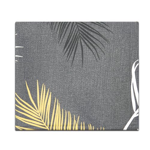 ZonLi Futon Mattress Cover 100% Cotton Twin Size for Japanese Floor Futon Mattress with Zipper,Tatami Floor Sleeping Mat Cover,Super Soft and Machine Washable (43''x84'', Tropic Leaves) - color: Grey, size: Twin