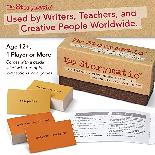 Storymatic Classic – Creative Writing Prompts and Story Games – Storyteller Cards – Teacher Tool