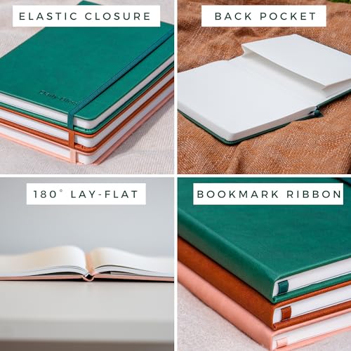Stone Paper Journal Premium A5 Hardcover Vegan Leather Notebook Journal | 160 Pages | Premium Quality Professional Notebook For Men and Women |Comes With Gift Box Waterproof Notebook - color: Matt Pink