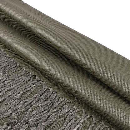 TZ Promise Women Pashmina Shawls and Wraps for Evening Dresses,Soft Large Long Scarf for Wedding,Bride Bridesmaid Gifts - color: Army Green