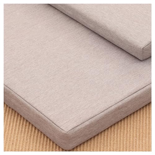 Japanese Foldable Meditation Cushion Set,Yoga Meditation Floor Pillow,Large Meditation Mat and Pillow Set for Sitting on Floor for Floor Balcony Mat Bedroom Patio grey-80cm - color: Gray, size: 80cm