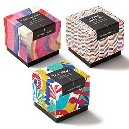 Compendium ThoughtFulls Pop-Open Cards — 3-Pack of Celebrating You, Yay, You!, You’re Awesome — 90 Pop-Open Cards, Each with a Different Message Inside - color: Celebrating You, Yay You, Awesome