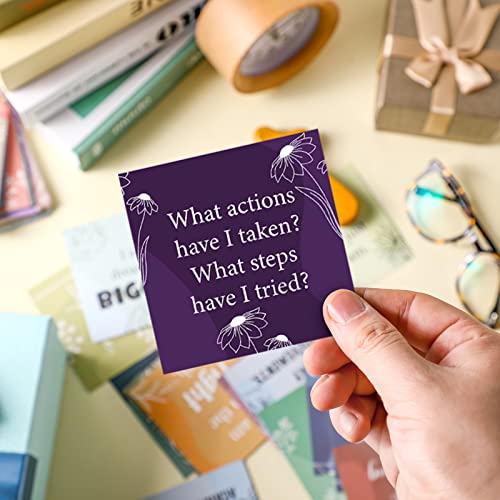 Panelee 240 Pieces Positive Affirmation Motivational Cards Affirmation Card Mindful Self Care Message Inspirational Encouragement Meditation Card Daily Gift for Employee Woman(Square) - color: Square