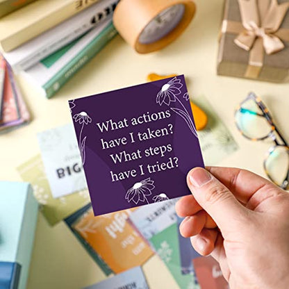 Panelee 240 Pieces Positive Affirmation Motivational Cards Affirmation Card Mindful Self Care Message Inspirational Encouragement Meditation Card Daily Gift for Employee Woman(Square) - color: Square
